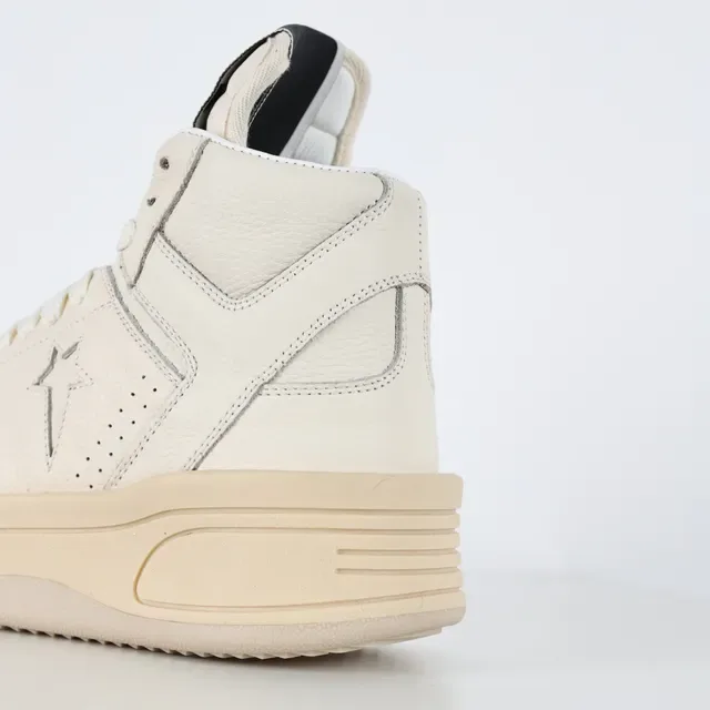 Converse Weapon Off-White Couro High-Top Lifestyle Sneakers 4