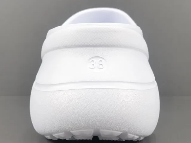 Crocs Echo Clog White Molded Foam Platform Clog 5
