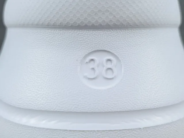 Crocs Echo Clog White Molded Foam Platform Clog 9
