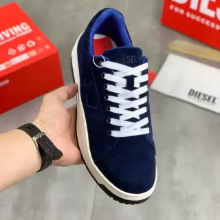 Diesel Navy Suede Lifestyle Sneakers