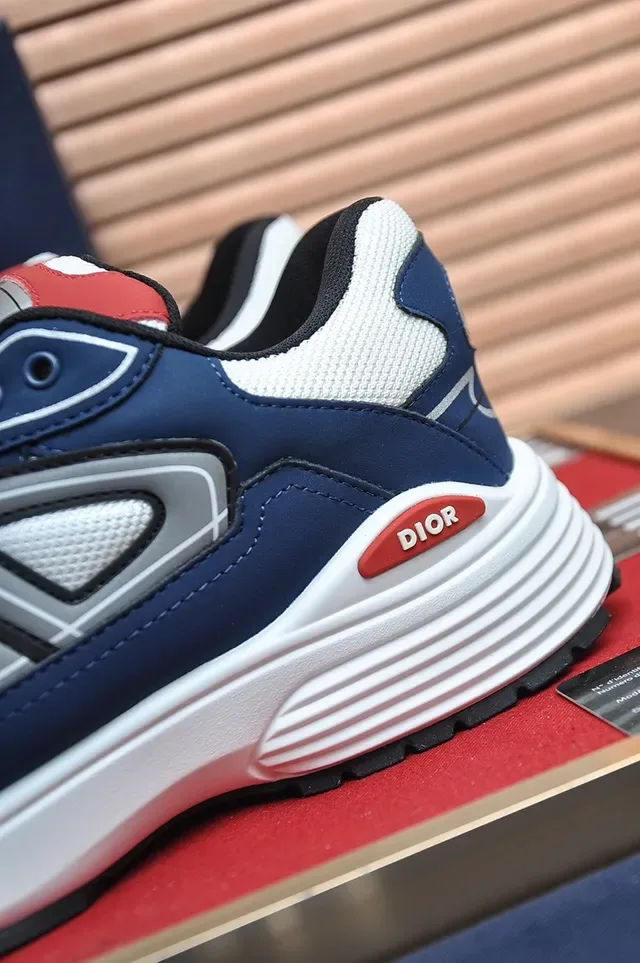 Dior B27 Navy Blue and White Lifestyle Sneakers 9