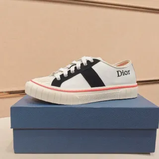 Dior B27 白黑条纹生活方式运动鞋