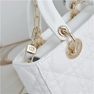 Dior Lady Dior Burgundy Quilted Cannage Top-Handle Tote Bag 6