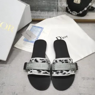 Dior طباعة الفهد Logo صندل حزام