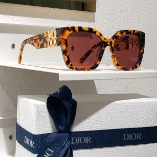 Dior Miss Dior টার্টোইসেল বর্গাকার সানগ্লাস