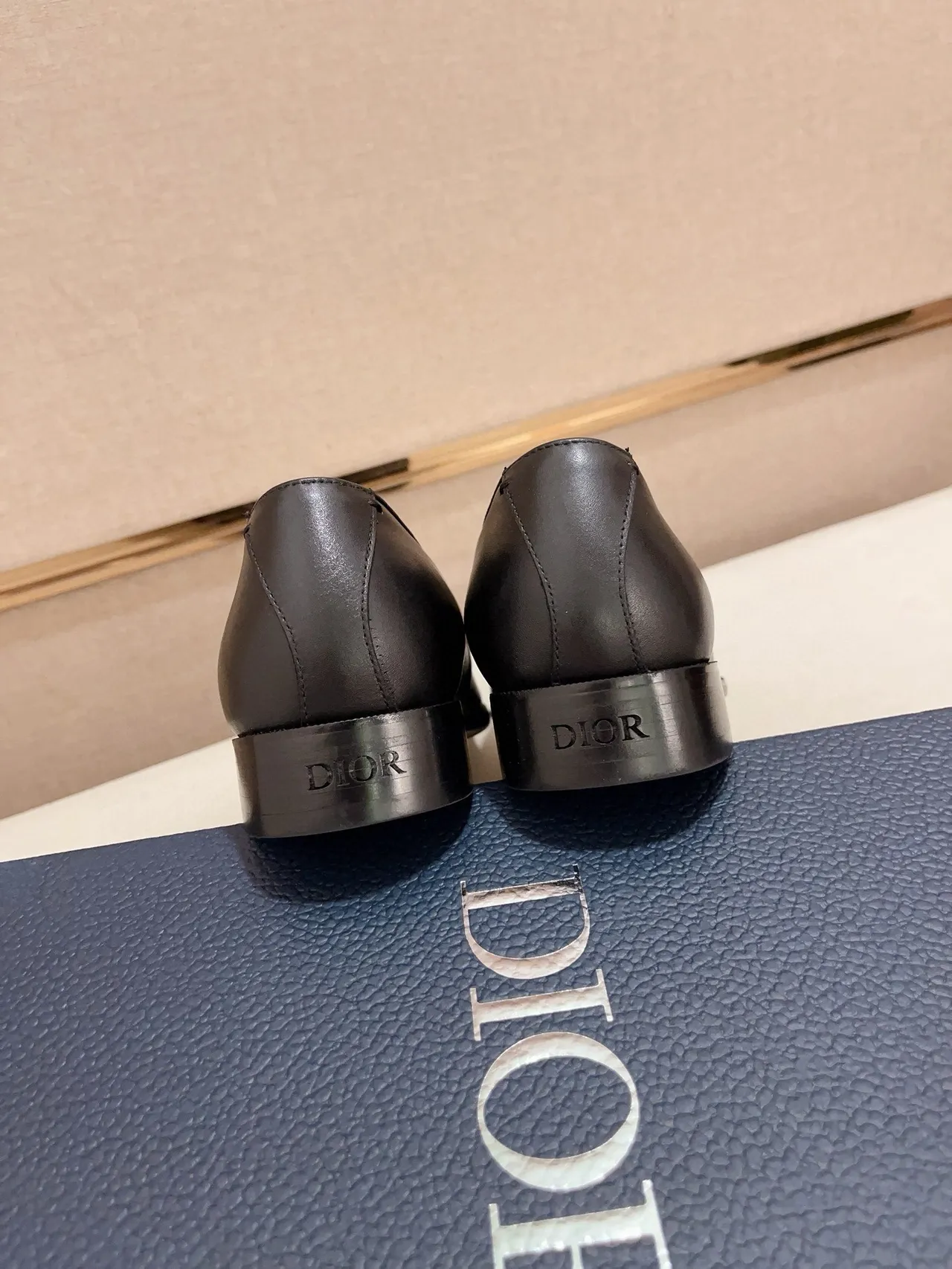 Dior Penny Loafer Black Leather Loafers 3