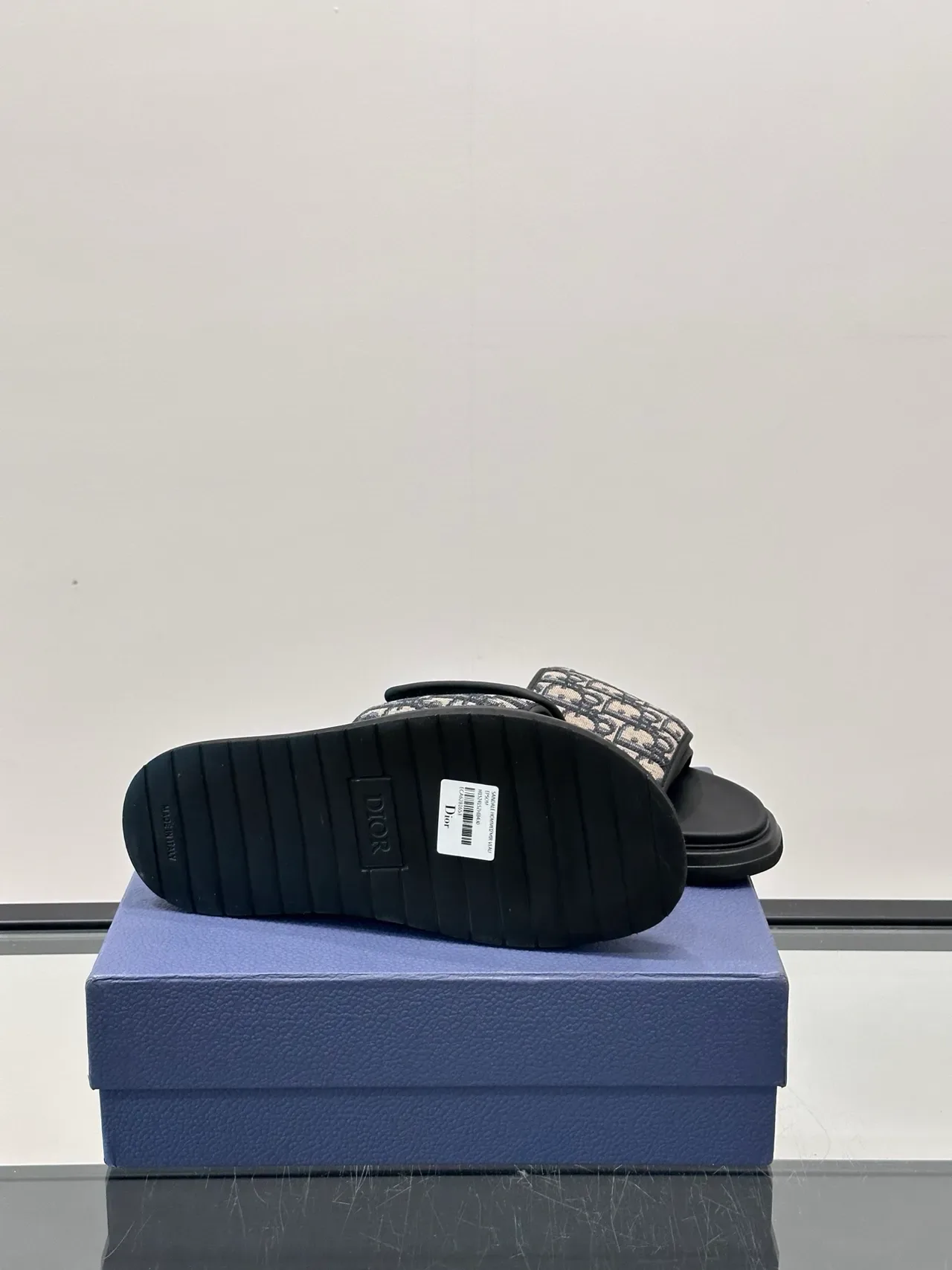 Dior Slide Oblique Monogram Slippers 5