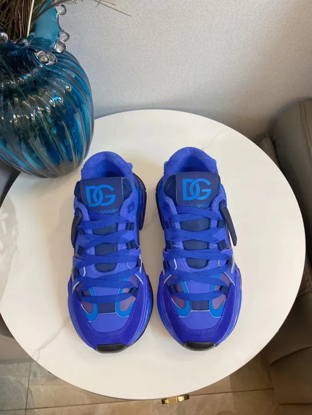 Dolce & Gabbana Semelle Bleu Violet Multi-Matière partie supérieure Baskets à semelle épaisse 3