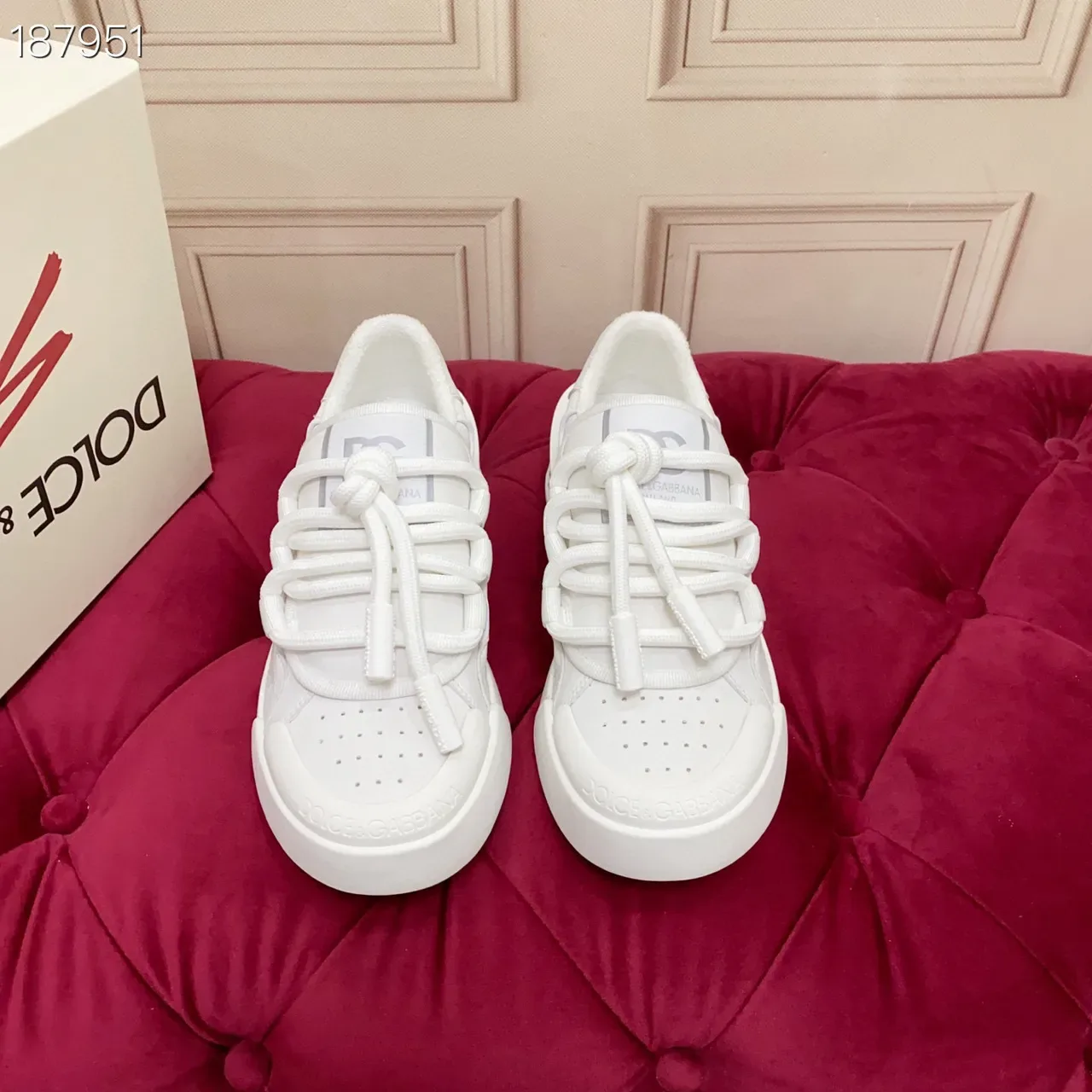 Dolce & Gabbana NS1 White Chunky Lifestyle Sneakers 4