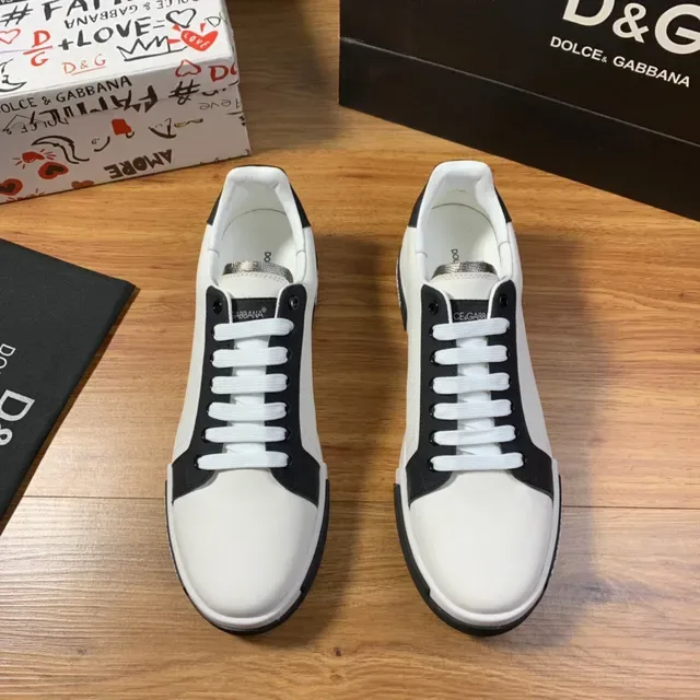 Dolce & Gabbana Portofino Sneakers lifestyle blanc et noir 8