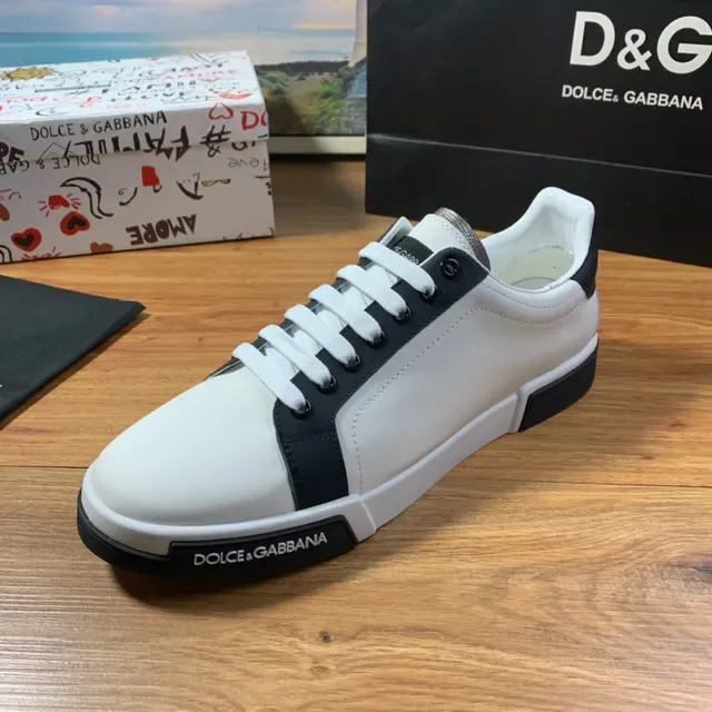 Dolce & Gabbana Portofino Sneakers lifestyle blanc et noir 9