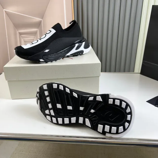 Dolce & Gabbana Speed Trainer Black and White Lifestyle Sneakers 2