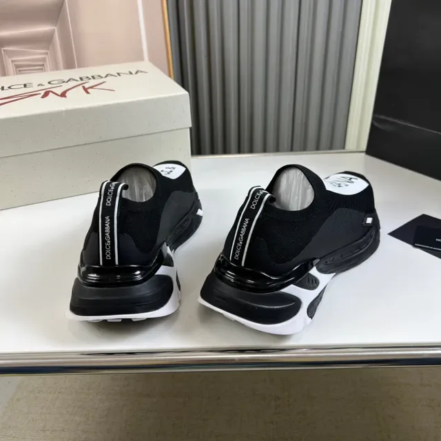 Dolce & Gabbana Speed Trainer Black and White Lifestyle Sneakers 7