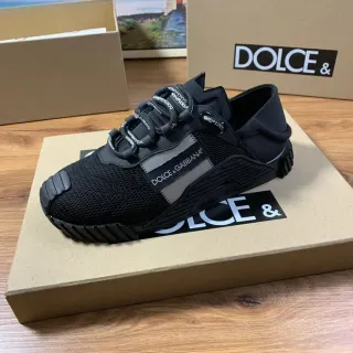 Dolce & Gabbana Black Mesh Lifestyle Sneaker