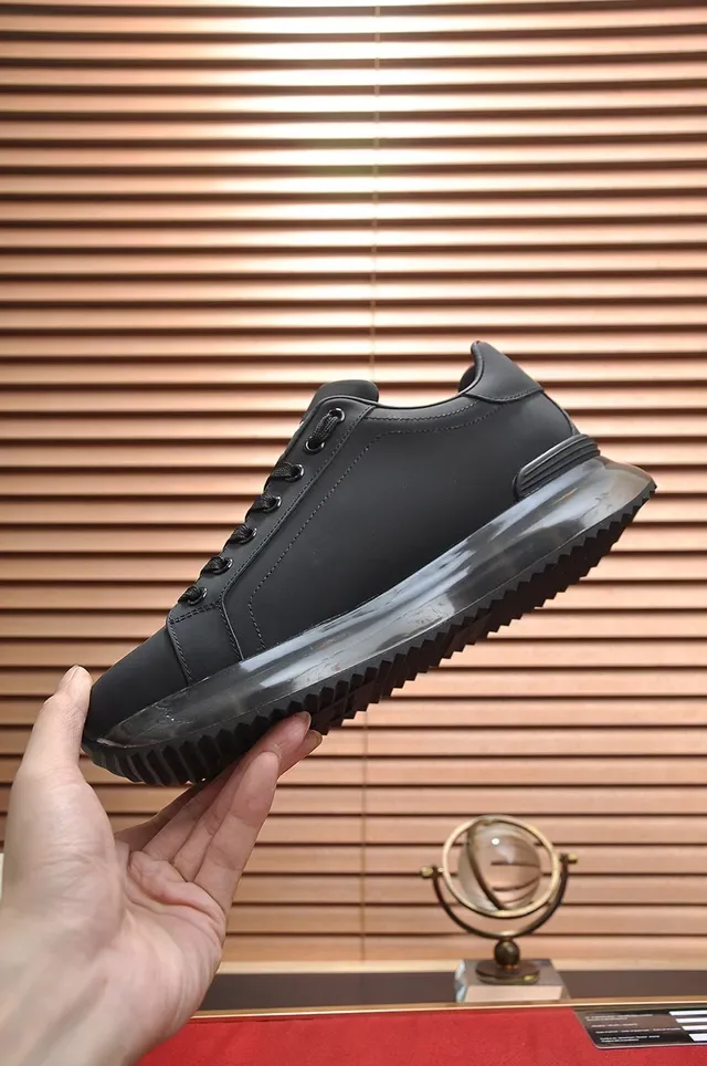 Dolce & Gabbana DG Logo 黑白生活方式运动鞋 6