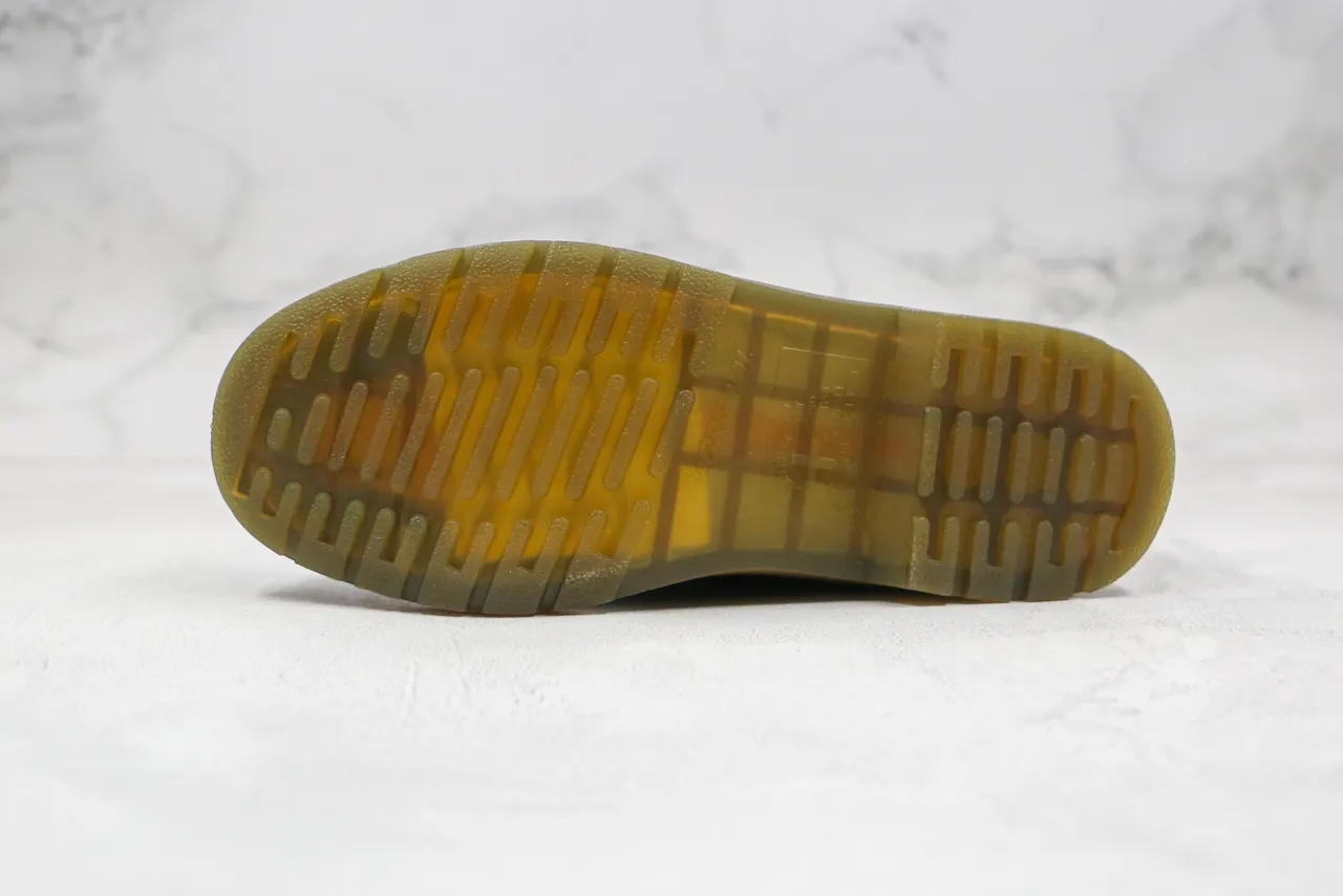 Dr. Martens 1460 حذاء مارتن جلد أسود ناعم 2