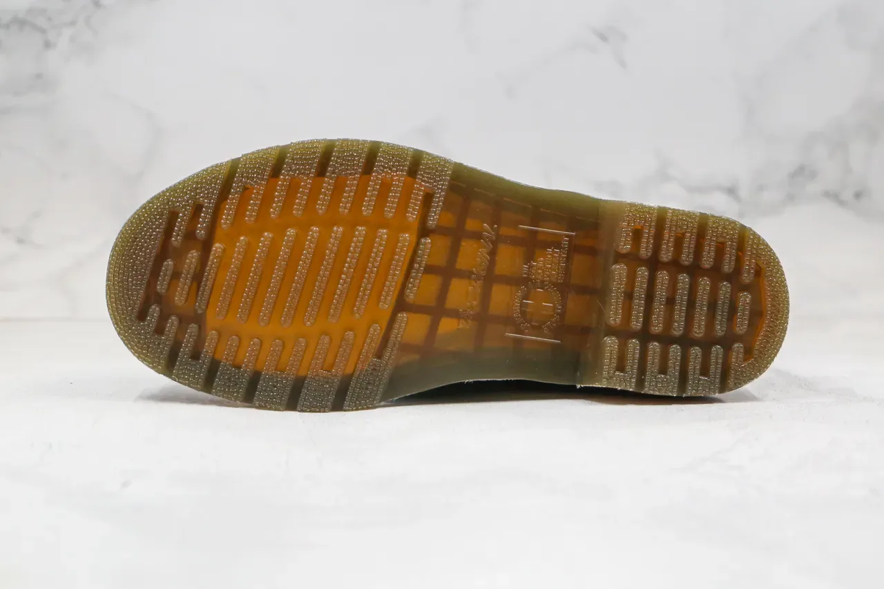 Dr. Martens 1460 काला स्मूथ लेदर साइड ज़िप मार्टिन बूट्स 2