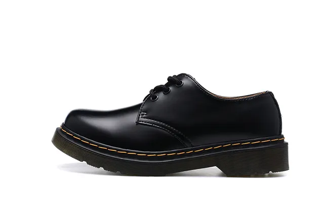 Dr. Martens 1461 काली चमड़े की ऑक्सफोर्ड जूते 2
