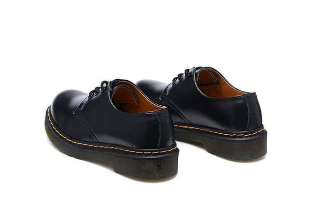 Dr. Martens 1461 काली चमड़े की ऑक्सफोर्ड जूते 5
