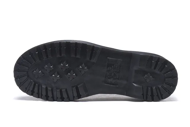 Dr. Martens 1461 黑色黄色 平台底 韦尔特缝线 休闲鞋 6