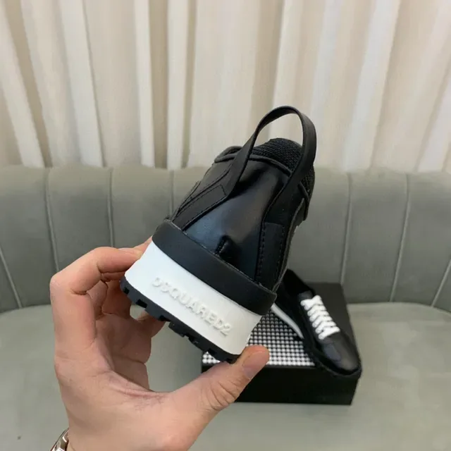 Dsquared2 ICON Black and White Lifestyle Sneakers 3