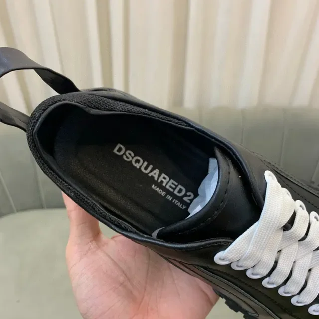 Dsquared2 ICON Black and White Lifestyle Sneakers 4