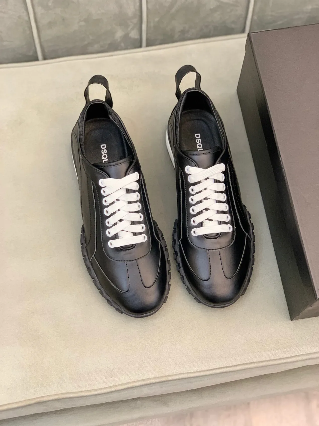 Dsquared2 ICON Black and White Lifestyle Sneakers 8