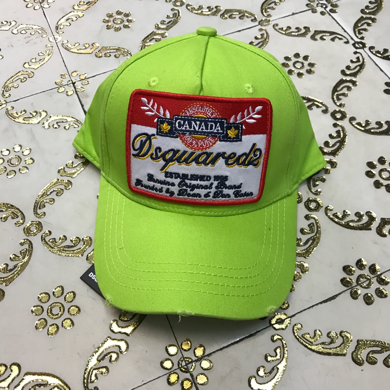 Dsquared2 ICON Canada Patch قبعة بيسبول أزرق رويال 4