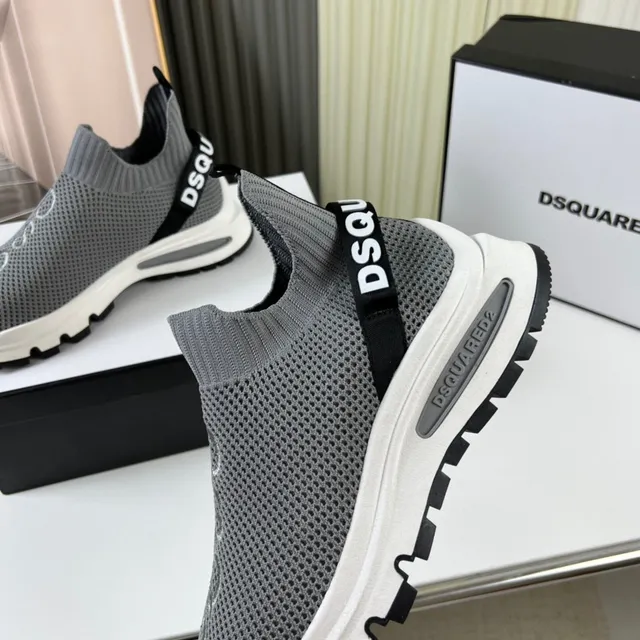 Dsquared2 Speed Trainer Gray Sock-Fit Lifestyle Sneakers 6