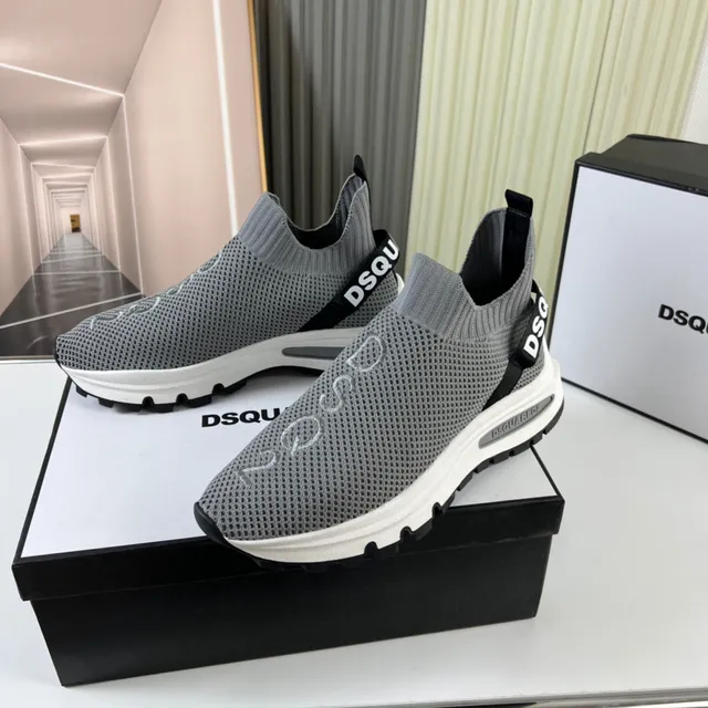Dsquared2 Speed Trainer Gray Sock-Fit Lifestyle Sneakers 9