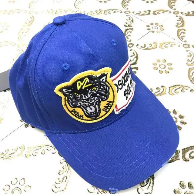 Dsquared2 Patch Tigre Vert Olive Casquette de Baseball 4