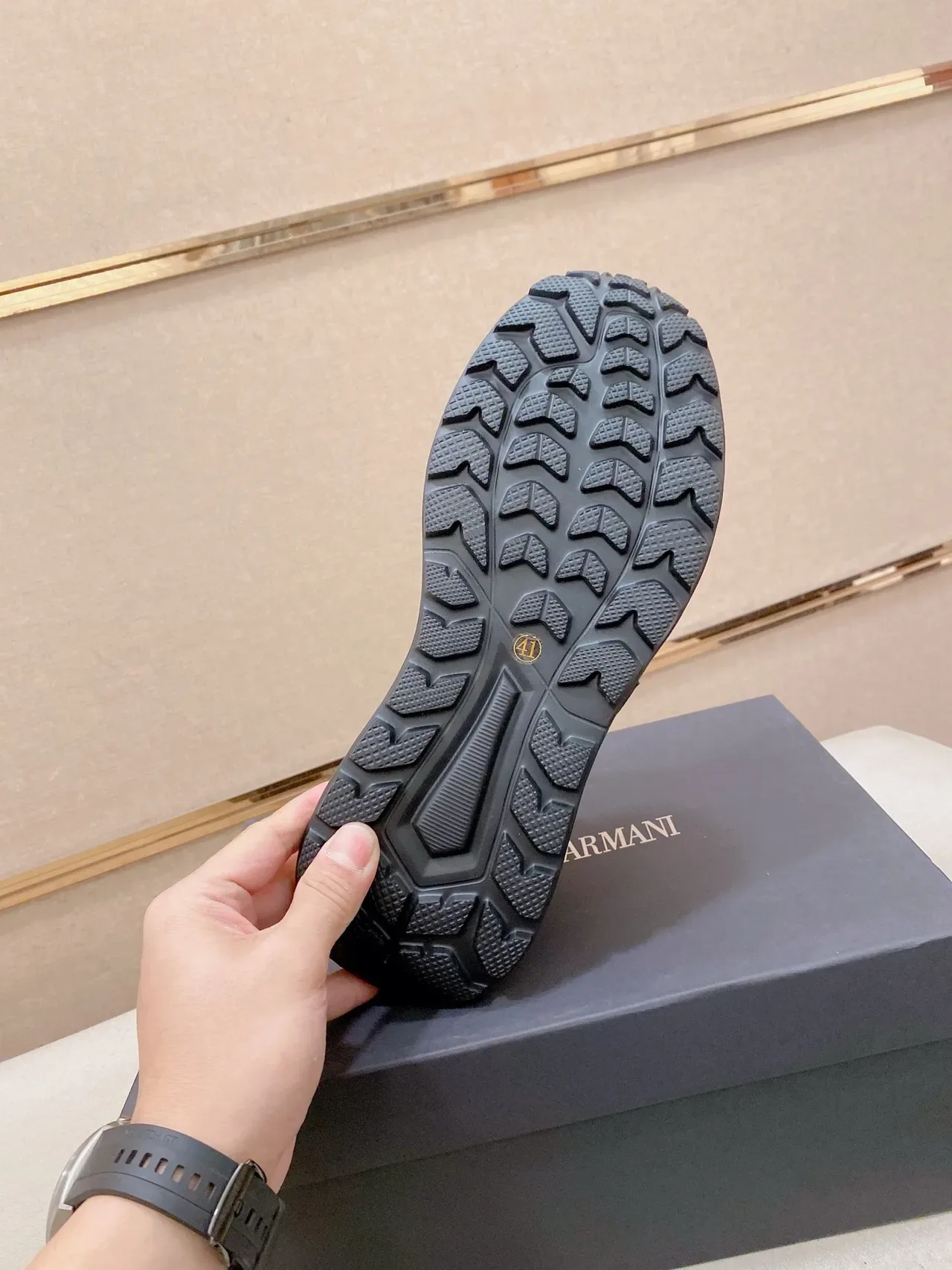 Emporio Armani Baskets lifestyle gris blanc slip-on avec upper en maille et synthétique 9