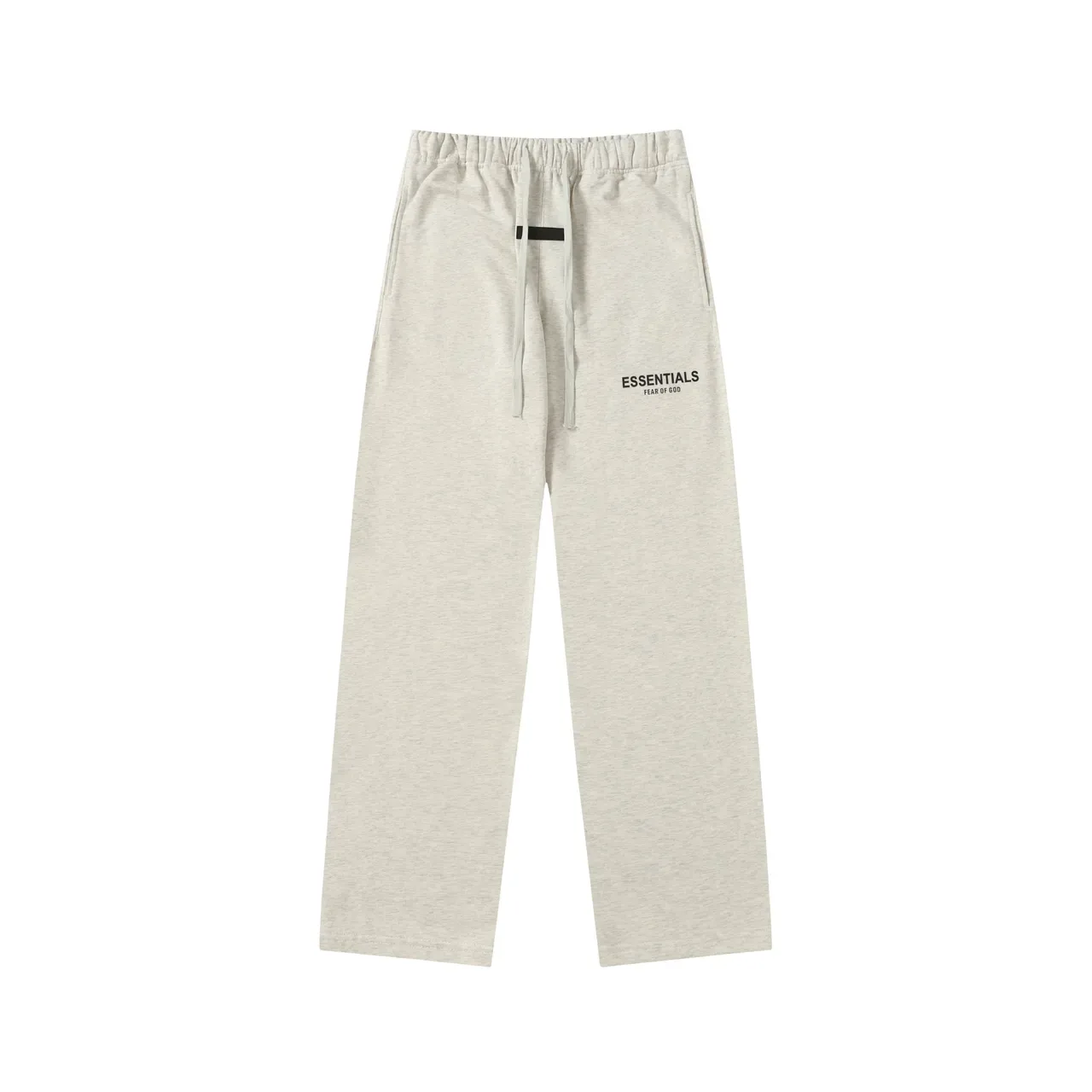 Fear of God Essentials Black Gray Relaxed Fit Elastic Waist Sweatpant 6