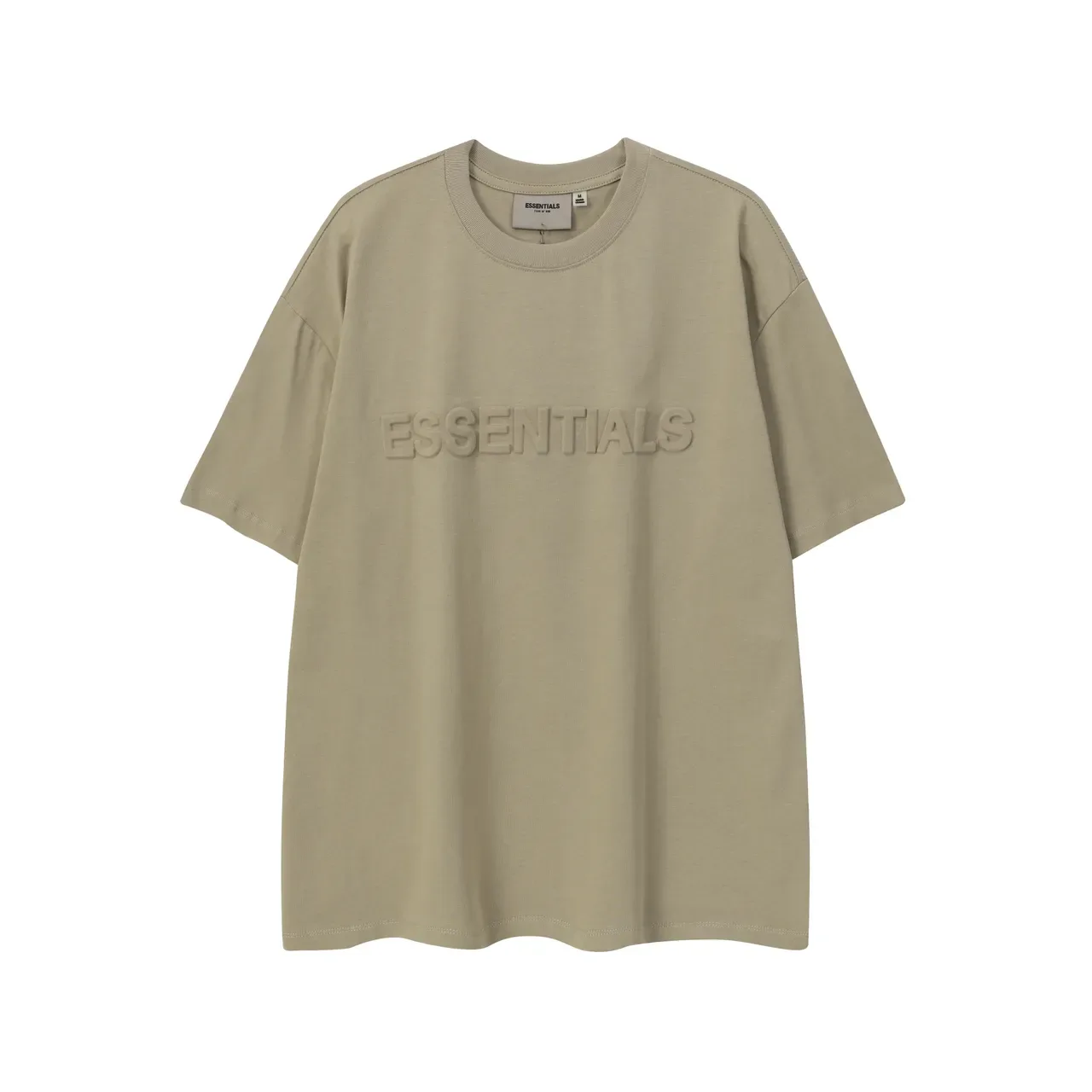 تيشيرت Fear of God Essentials بشعار بارز وقصة فضفاضة 5