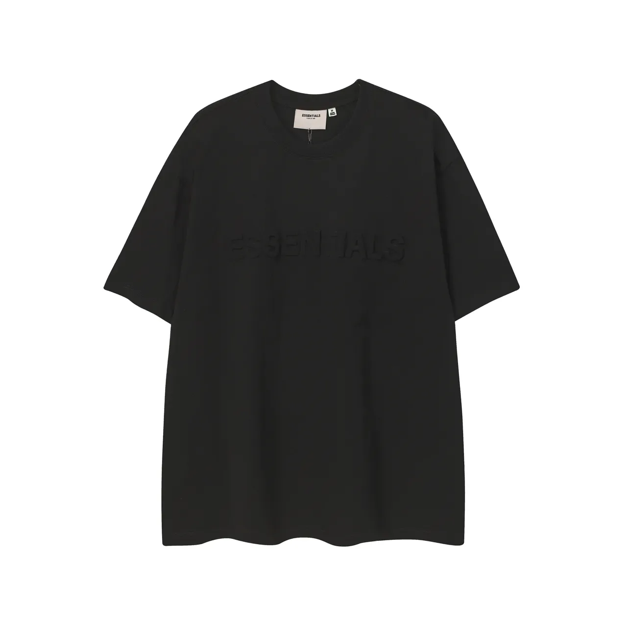 تيشيرت Fear of God Essentials بشعار بارز وقصة فضفاضة 10