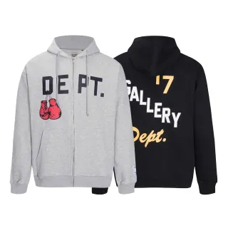 Gallery Dept Graphic Print Full-Zip Hoodie