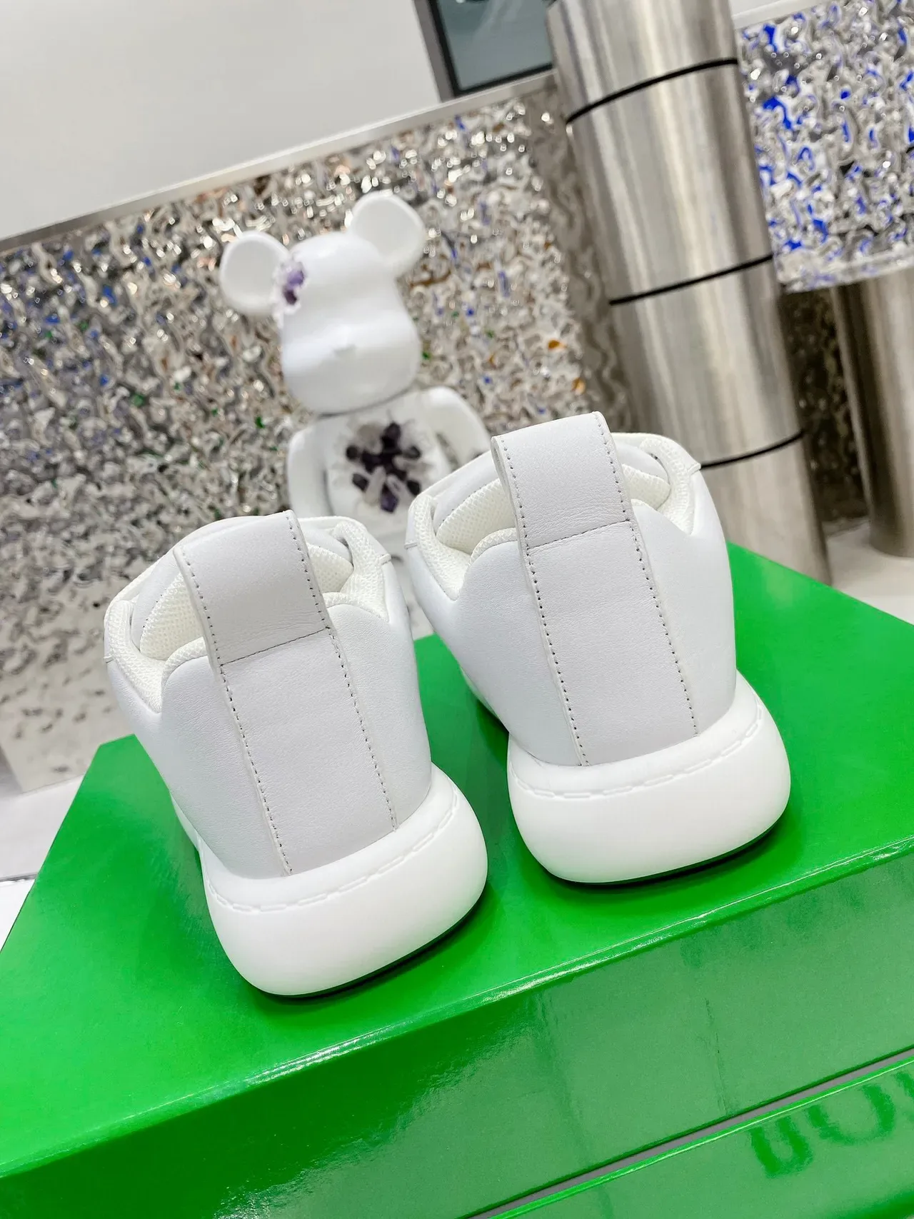 All-White Platform Lifestyle Sneaker 2