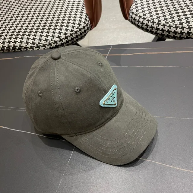 Casquette de baseball vert militaire gris structurée à six panneaux de couronne bord pré-courbé 5