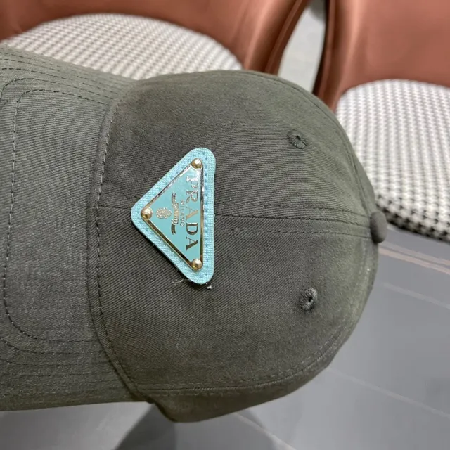 Casquette de baseball vert militaire gris structurée à six panneaux de couronne bord pré-courbé 7
