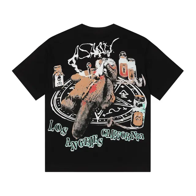 T-shirt graphique Asaali Jean Co Voodoo Los Angeles Californie 4