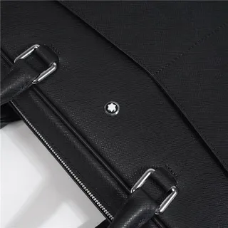 Beige Black Structured Taupe-Gray Leather-Like Handbag 4