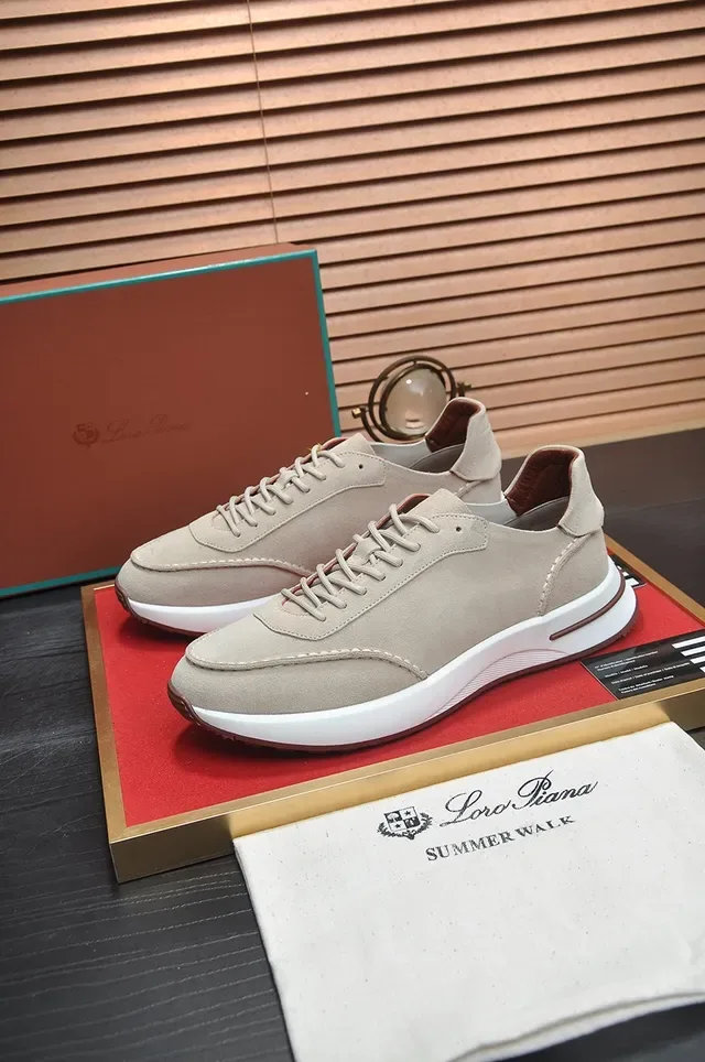 Tênis Lifestyle Bege de Suede e Branco 4