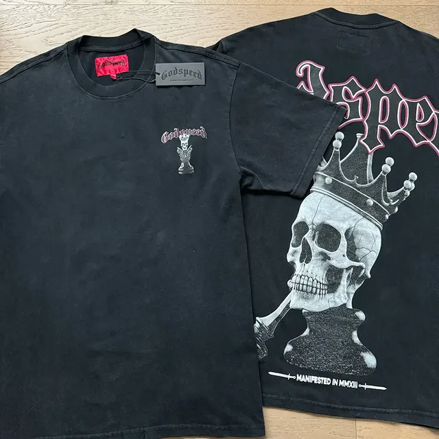 Black Graphic Print Oversized T-Shirt 4