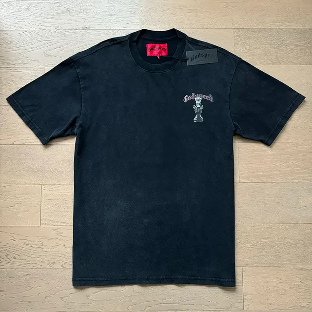 Black Graphic Print Oversized T-Shirt 5