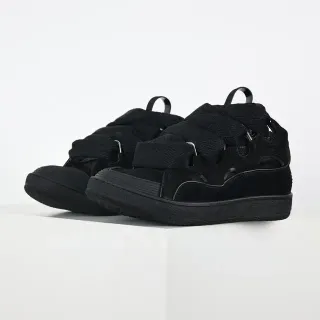 Black Laceless Multi-Strap High-Top Lifestyle Sneakers