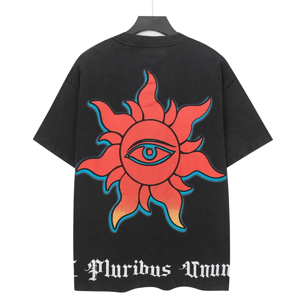 Black Oversized Graphic Print T-Shirt 3