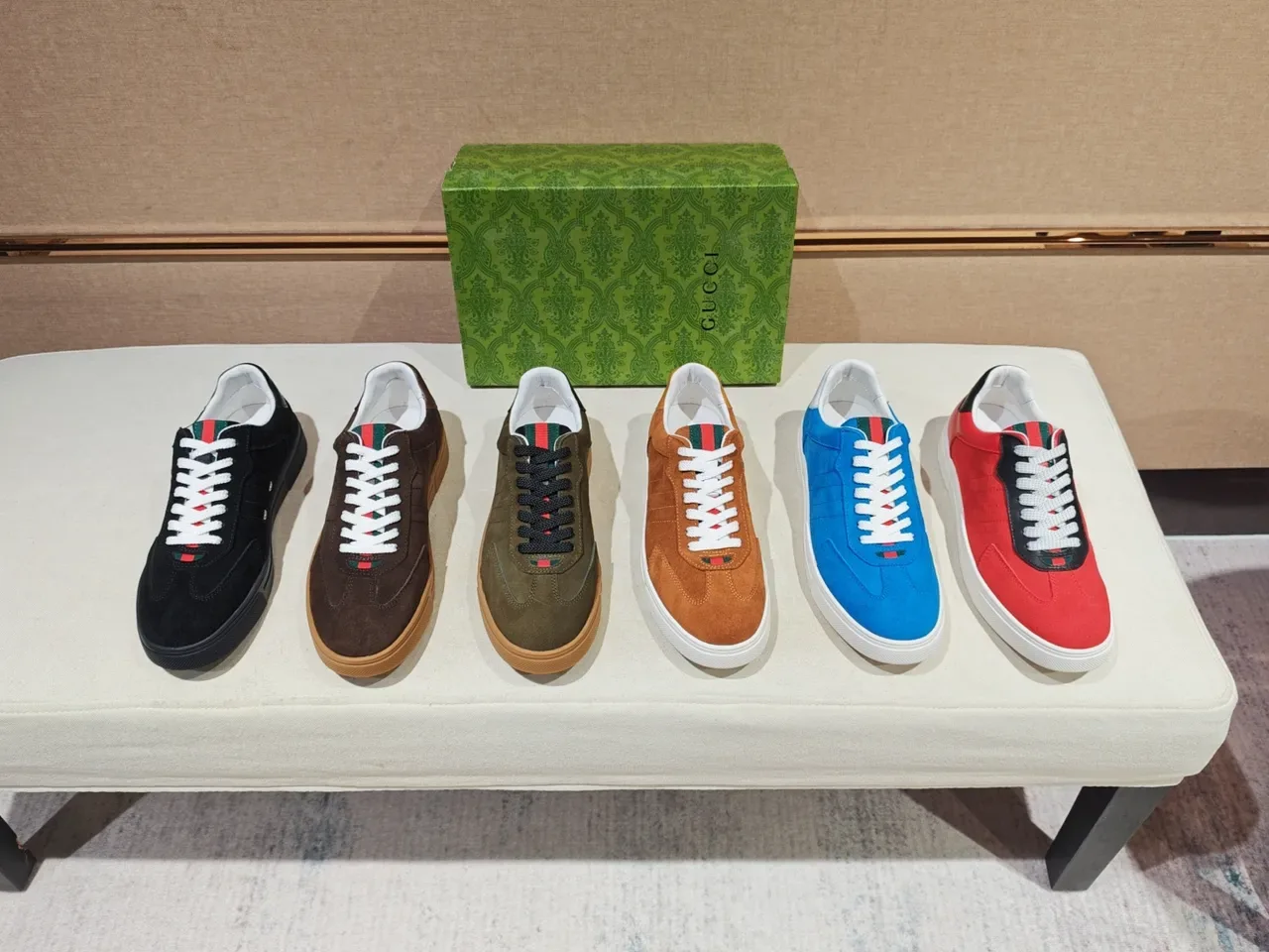 Black Suede Low-Top Lace-Up Sneaker 2