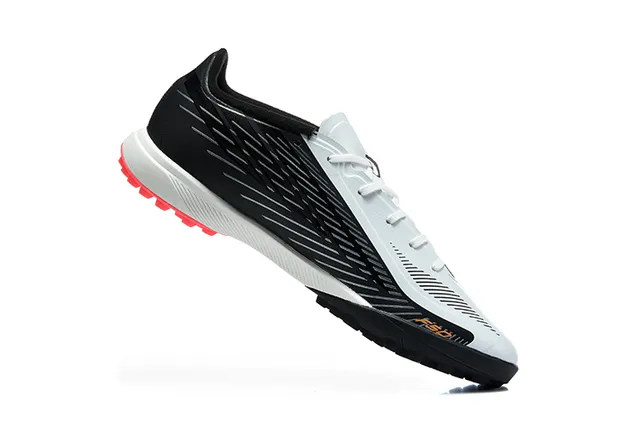 Black White Red Turf Soccer Shoes 3