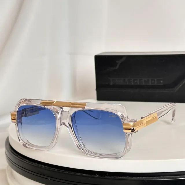 Brown Gold Oversized Rectangular Tortoiseshell Acetate Optical Glasses 4