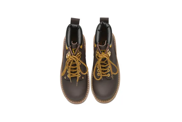 Botas de Trabajo Caterpillar Cuero Tan Cuello acolchonado Suela Lug Rugged Botas de Trabajo 14